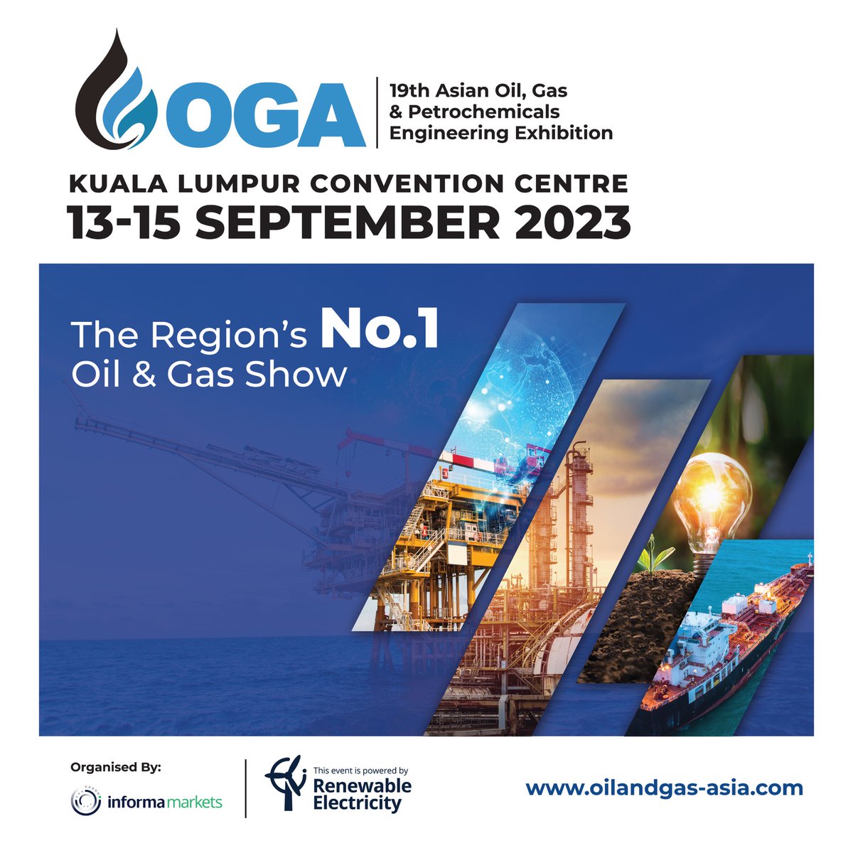 OGA_Series's tweet photo. Join us at OGA 2023, Southeast Asia’s largest trade show for the oil, gas, energy and petrochemical engineering industry, from 13-15 Sept at Kuala Lumpur Convention Centre. Don't miss this opportunity to network, reconnect and explore the industry's shift towards a cleaner future https://t.co/bhDJhZ9yzT