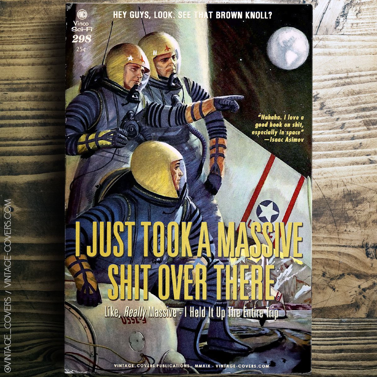 these_books's tweet photo. "I Just Took A Massive Shit Over There" — Well, when you gotta go, you eventually gotta go

#shit #poo #space https://t.co/N7jNtq5Z7Z