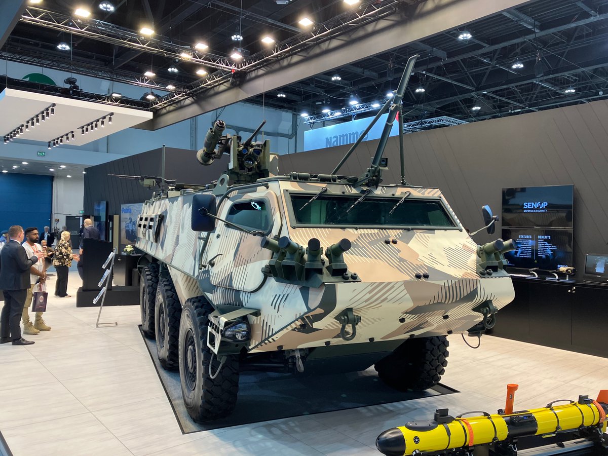 In addition to our dismounted soldier systems and target acquisition devices at the @IDEX_UAE  2023, our sensor and camera systems are also on the Patria 6x6. Find our more at @PatriaOyj stand 08-B19. #IDEX2023  #nightvision  #defenceindustry  #Defence  #ARMY  #armedforces