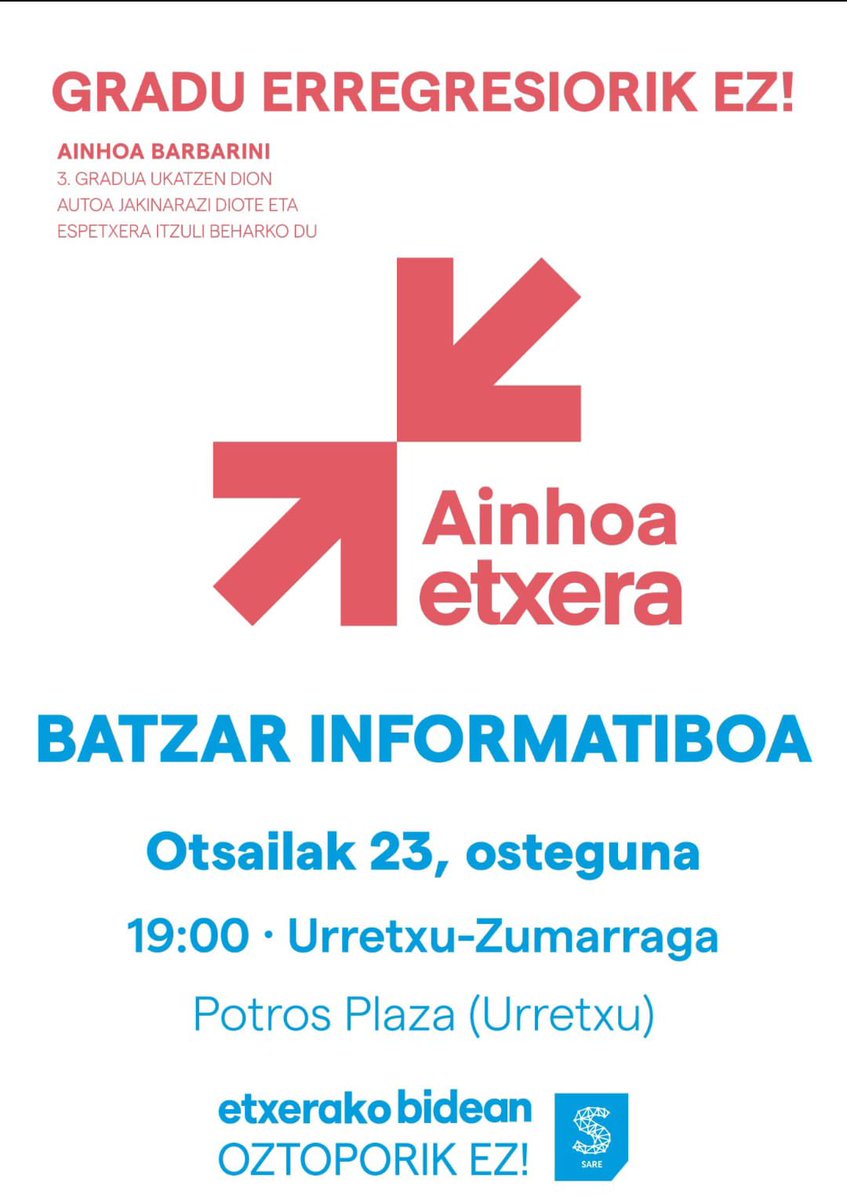 Ainhoa etxean eta praktiketan lanean ari zen haurreskolan nahi eta behar dugu. 

#graduerregreziorikez
#etxerakobidean