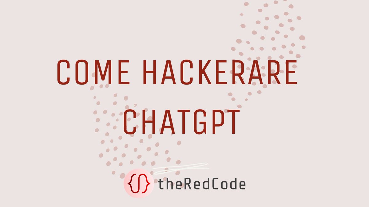 s_sensini's tweet image. theredcode_it: 🤖 #Hackerare #ChatGPT per ottenere risposte fuori dagli schemi

➡️ Quali le conseguenze, e quali riflessioni 
portano queste ultime settimane di utilizzo?

🖊️ Leggi l&apos;ultimo articolo

🔗 theredcode.it/intelligenza-a…

#theredcodeit #theredcode
