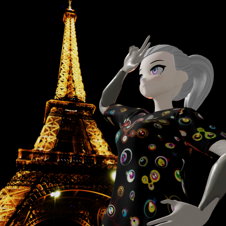 kamogawayuka's tweet photo. I'm going to Paris with #INDEPS , using photo from many years ago🪄 I can't go to NFT Paris, but the feeling is there🇫🇷
#RTFKT #CloneX https://t.co/vg8tnCXIQp