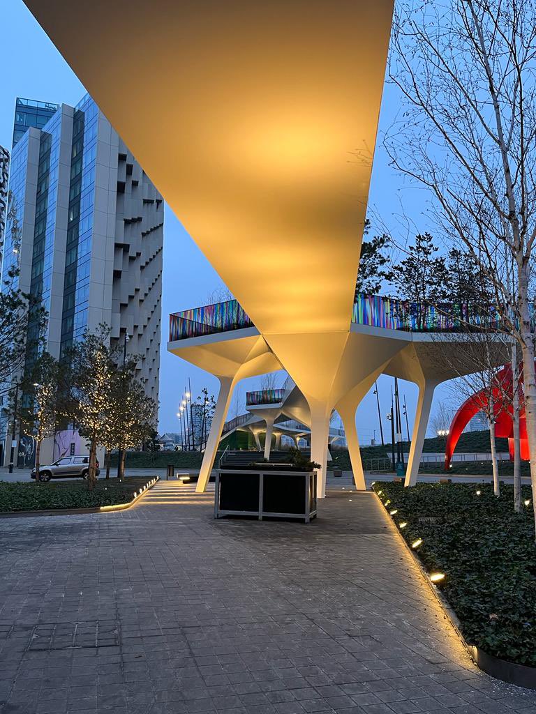 GAPLightingLtd's tweet photo. Newly installed GAP ECHOs at the O2 design district, London https://t.co/RDpOX1goLw