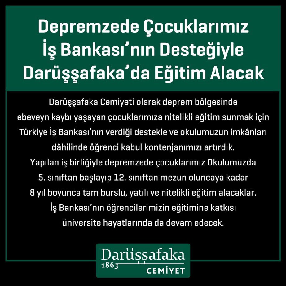 Bu duyurunun paylaşılmasını istiyorlar