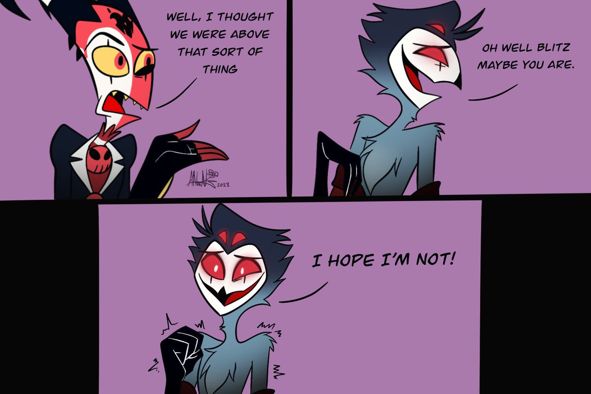 Yet another TikTok audio Stolitz comic for you all, enjoy 😉 
#HelluvaBoss #HelluvaBossStolitz #HelluvaBossFanart #stolitz #Stolas #HelluvaBossStolas #HelluvaBossBlitz #Blitz #Blitzo #Blitzø #blitzoxstolas #stolasxblitzo #Vivziepop #HelluvaBossStolasFanart #HelluvaBossSeason2