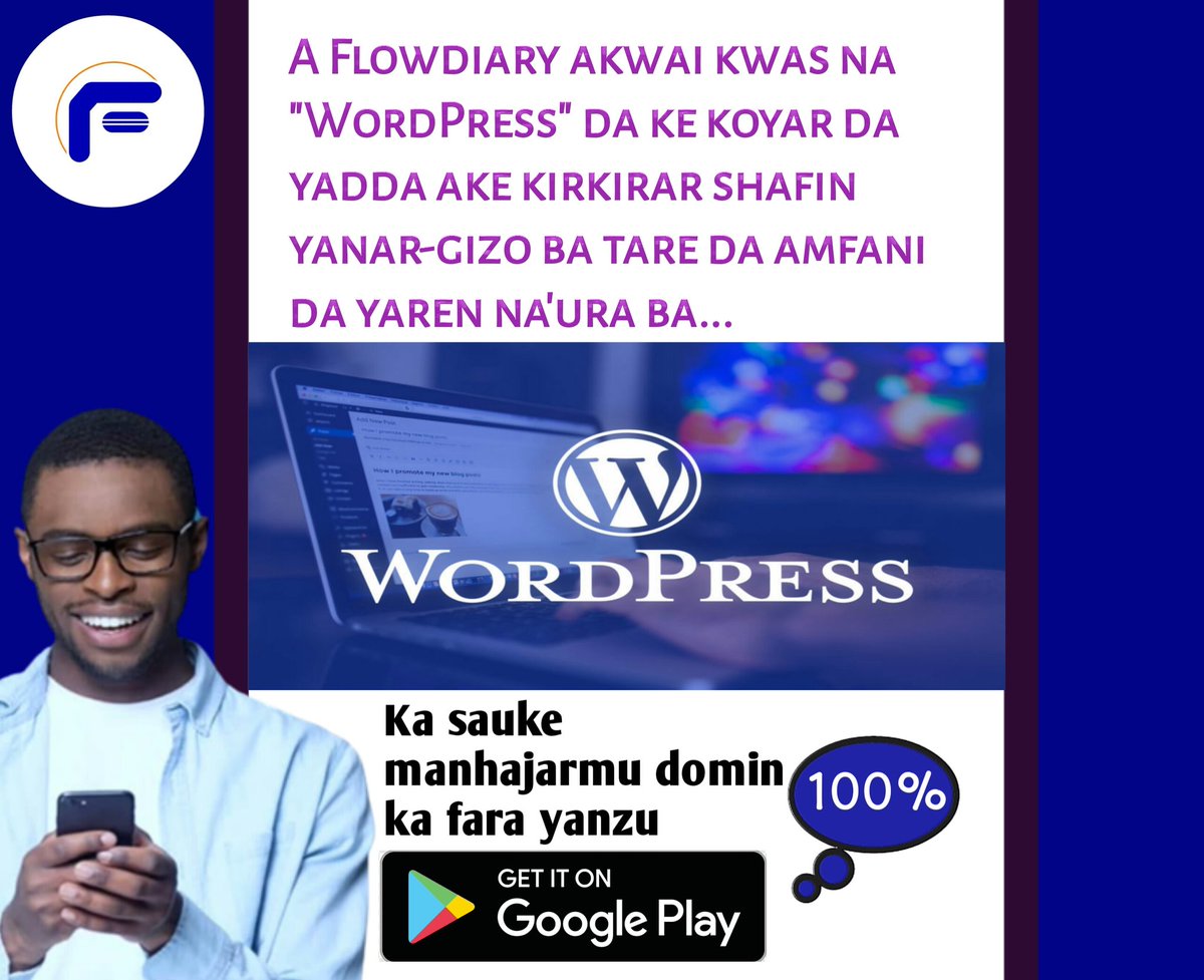 flowdiaryai's tweet image. Shin ka san da cewa za ka iya kirkirar shafin yanar-gizo ba tare da yin amfani da yaren na&apos;ura ba...

A Flowdiary an tanadar kwas na WordPress da za ka koyi yadda ake gina shafin yanar-gizo ba tare da ka yi amfani da yarukan na&apos;ura ba.

#Flowdiary #FlowdiaryApp #LearnOnFlowdiary