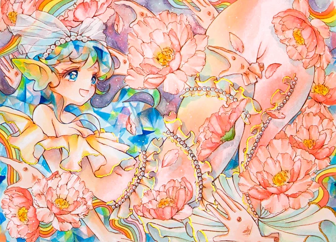 #アナログ絵で魅せてみよ#コピックはい 