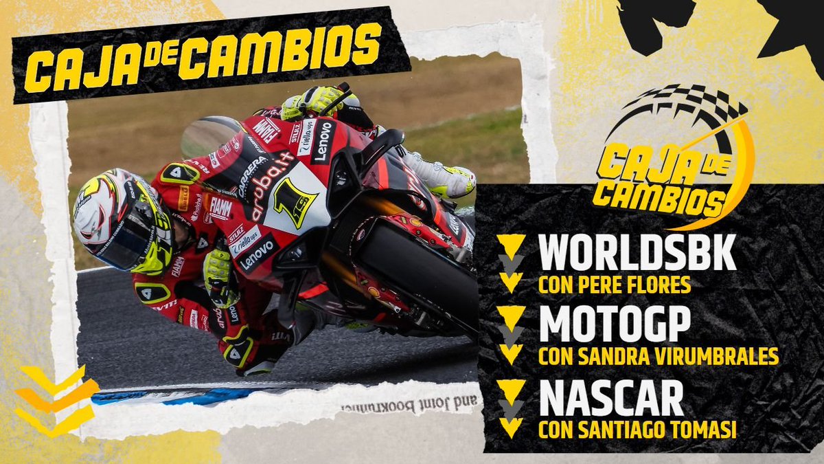 siuplex's tweet photo. 🚨 NUEVO PROGRAMA 🚨

La espera merece la pena 😏

🎙 Previa de @WorldSBK con @Perflo135 
🎙 Presentación HRC y Marc Márquez: All In con @sandvirumbrales 
🎙 Daytona 500 y NASCAR con @ElBoxDeTomasi 

🔴 https://t.co/4kjo52GaJq
🟠 https://t.co/0jZsCkTWZ7
🟢 https://t.co/vYhiDZsqkI https://t.co/aKtehQFAun