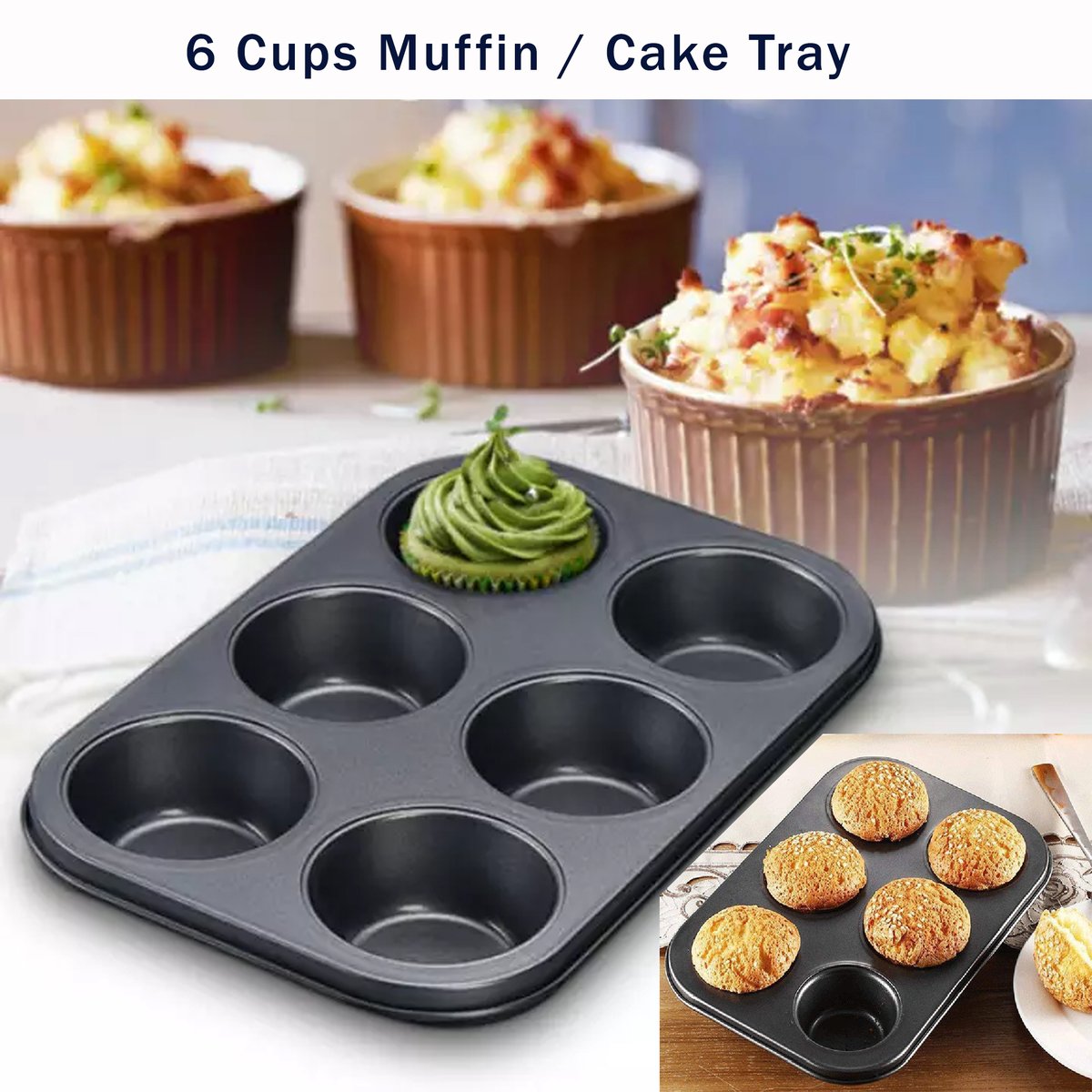 EMPElectric_'s tweet image. Hi everyone, have you had any cupcake ideas lately? We have cake pans with 6 holes. Come and see.
#nonstick #cakepan #cupcakepan #cookware #kitchenutensils #kitchen #aluminum #aluminumdiecasting #diecasting #caketray