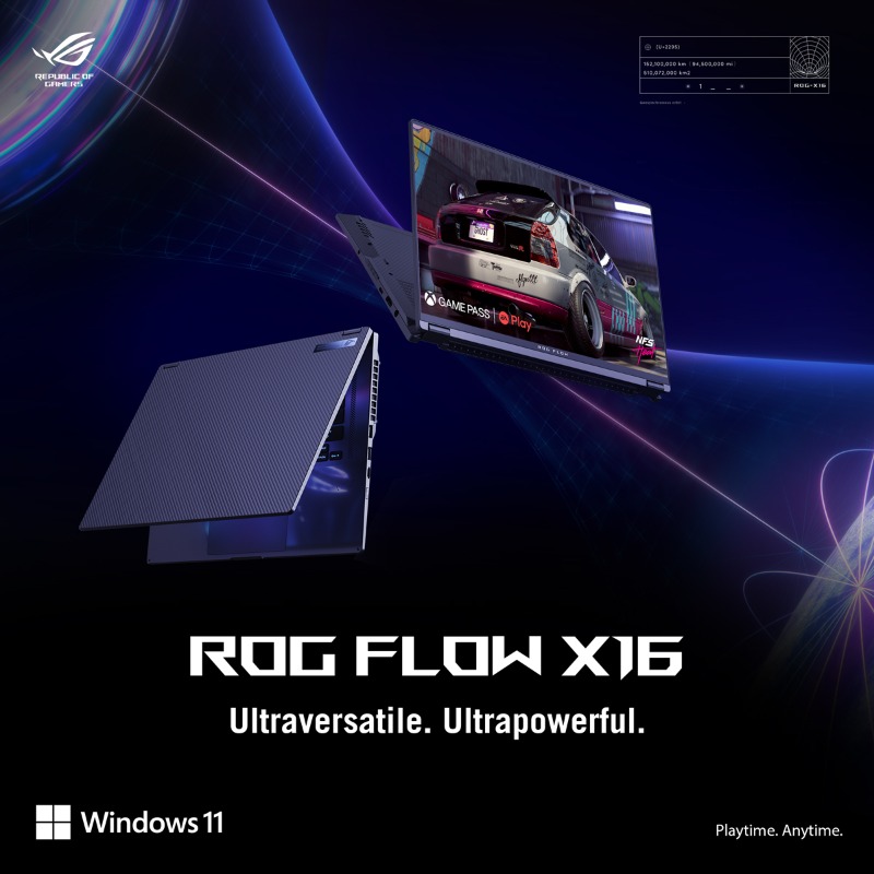 ASUS_ROG_IN's tweet photo. Take portability to the next level with the #ROG #FlowX16, bundled with amazing features...
โ๏ธ AMD Ryzenโข 6000 Series CPU
โ๏ธ Latest NVIDIA RTXโข 3070Ti GPU
โ๏ธ Nebula HDR Display
โ๏ธ ROG XG Mobile eGPU
#ROGIndia #BeYouWithROG #Ultraversetile #Ultraportable #Windows11