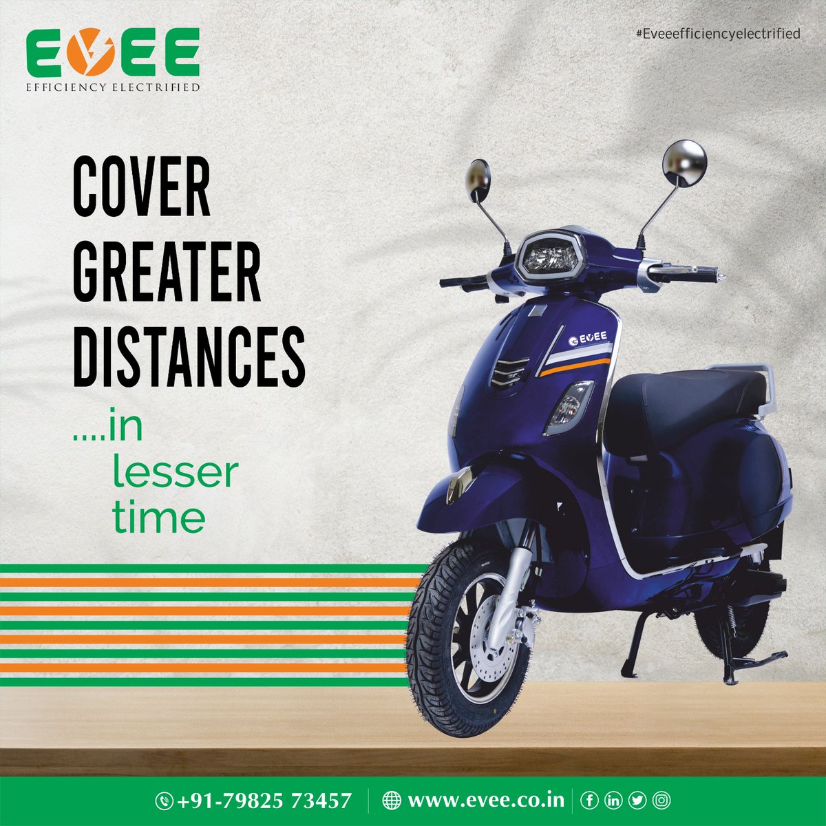 eveeofficials's tweet image. Cover greater distances in lesser time.

For more information 
Contact: +91-7982573457
Visit: evee.co.in

#evee #energyefficient #servicelife #extendedlife #environmentfriendly #fuelvehicle #bettermatch #escooty #erickshaw #egreen #manufacturer #spairparts