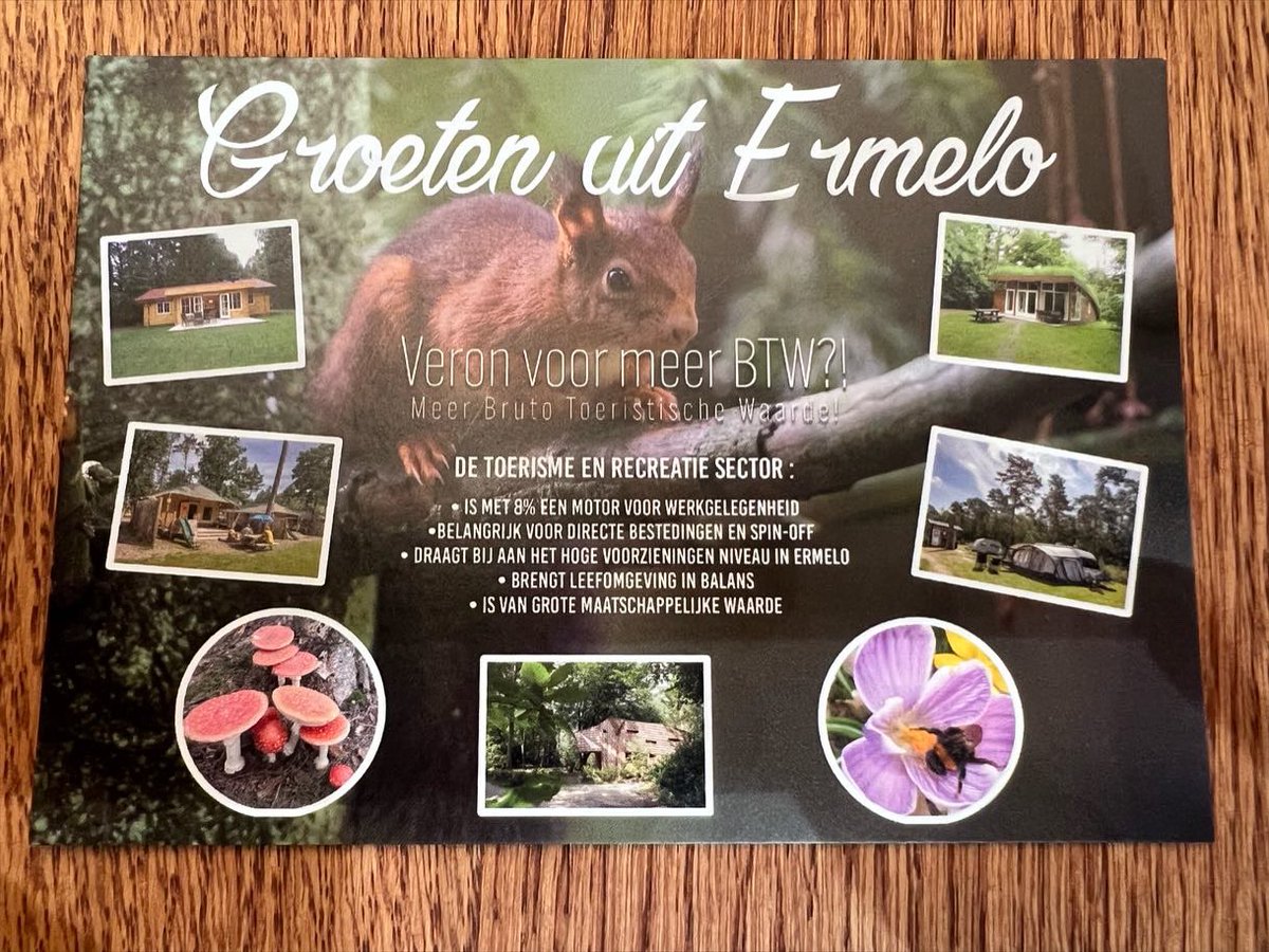 Ons Ermelo! (Nr. 34)
De <a href="/RaadvanErmelo/">Raad van Ermelo</a> had gisteravond een kennissessie over de waarde van Toerisme en recreatie in onze mooie <a href="/GemeenteErmelo/">Gemeente Ermelo</a>. Stukje feitenonderzoek en kennisdeling, maar ook ontmoeting met de #Veron/Recron die ons de hartelijke groeten uit Ermelo overbracht.