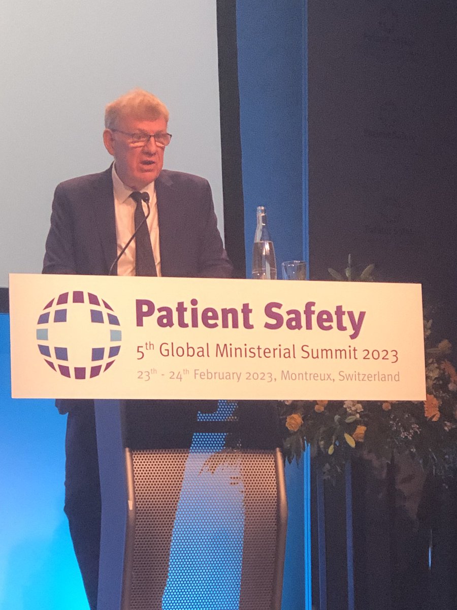 #PSS2023
Keynote speech of Sir Liam Donaldson in the 5th Global Ministerial Summit of Patient Safety in Montreux, Switzerland