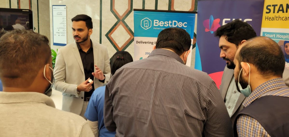 EmitacHealth's tweet photo. "Every day is a new opportunity to spread knowledge"
Today #TeamEHS is in AlDhaid Hosp. as part of the "Innovation Month" by @EHSUAE to introduce the latest solutions we bring to the healthcare sector.
#HealthcareInnovation #Physiotherapy #HealthMonitoring #DigitalTransformation https://t.co/YxWdBCRLlL