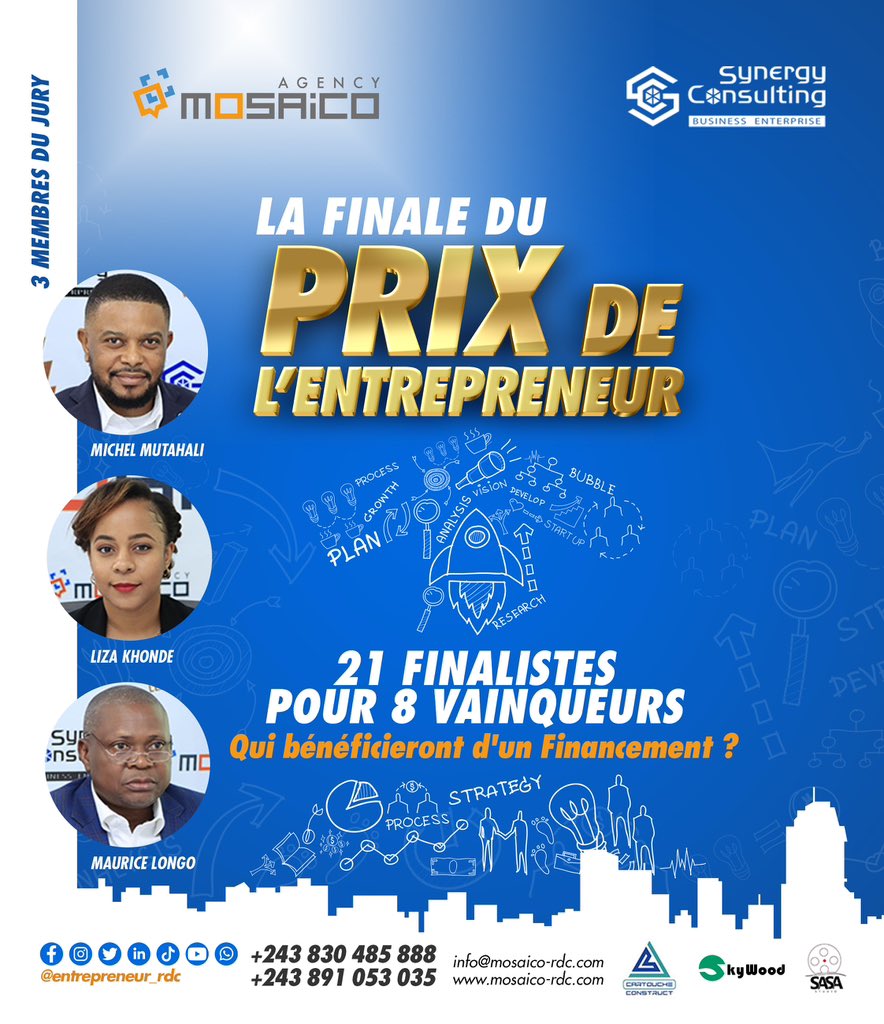 Entrepren_rdc's tweet image. 🥇 PRIX DE L’ENTREPRENEUR 

« Un entrepreneur qui réussit est un entrepreneur qui voit grand et qui cherche constamment à dépasser ses propres limites. »

#Mosaicoagency 
#Synergyconsulting 
#premiereedition 
#prixdelentrepreneur 
#Laissonsnosempreintesenrdc