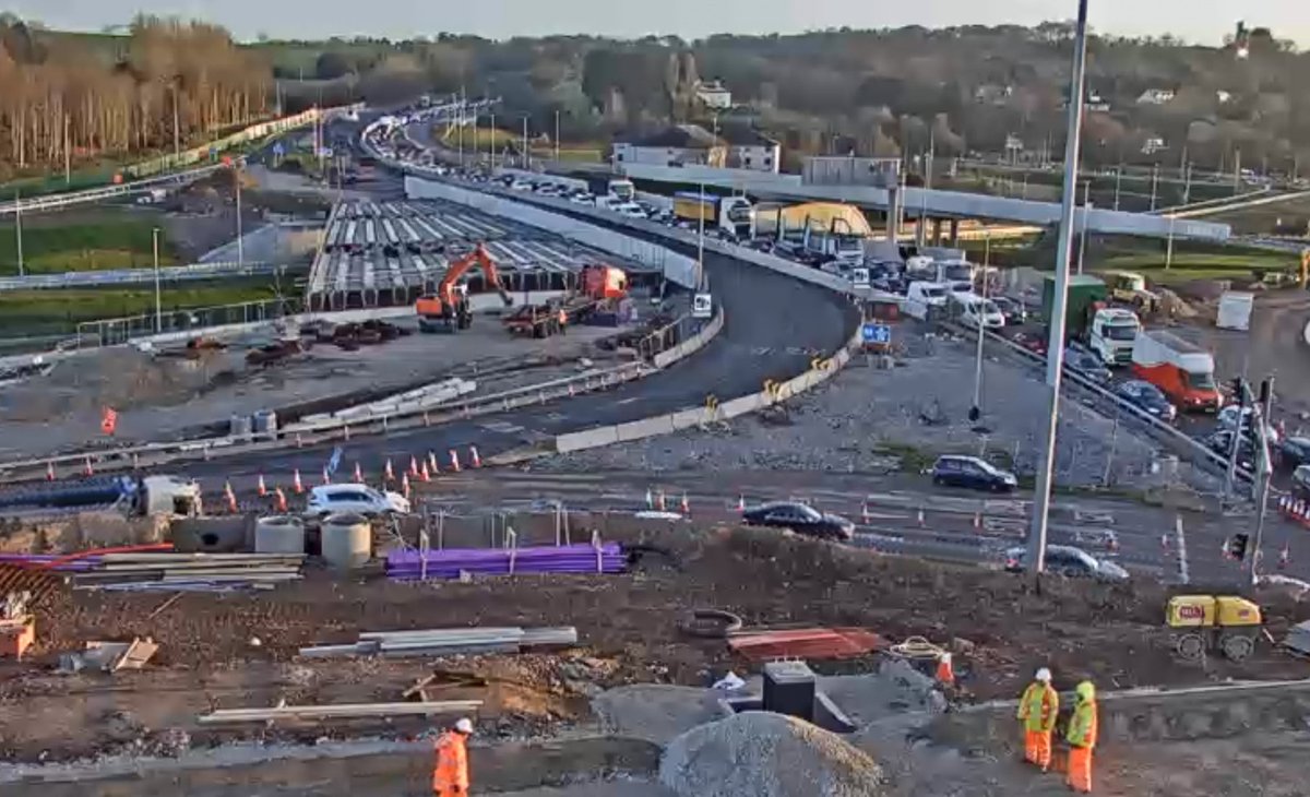 Cork Beo on Twitter "Busy on the M8 approach to the Dunkettle now 