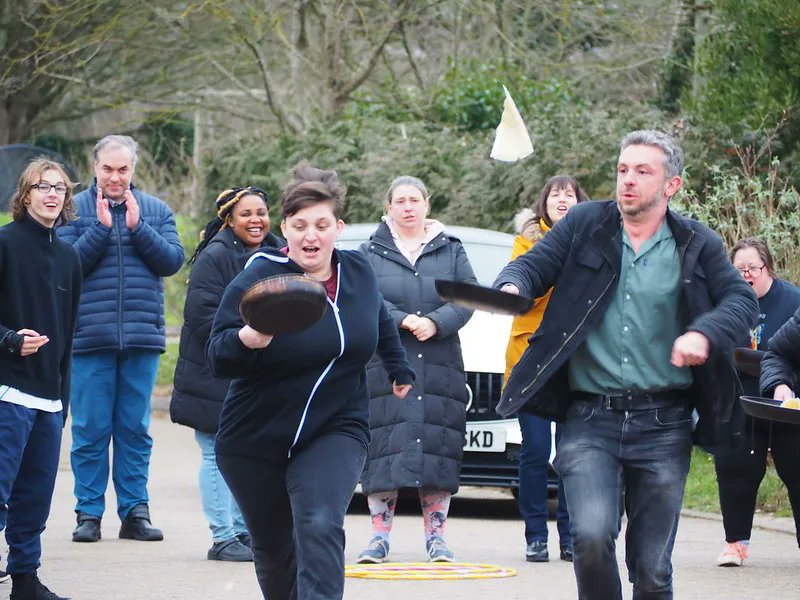 CamphillMK's tweet photo. We were delighted to be involved in the MK Pancake Race to raise funds for the @themkrose & our own pancake race where our entire community came out to win.
Check out our blog for more photos - https://t.co/fmeYVvR4pO
#Camphillmk #mkdad #pancakerace #mkrose https://t.co/ih9zSMl0G2