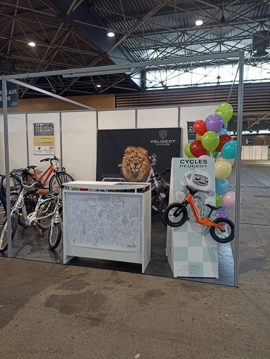 Richard Drevet Mobilités au #salondu2roues à Lyon Eurexpo , venez nombreux découvrir nos vélos disponibles à l'essai sur place jusqu'au dimanche 26 février 😎

#velo #salon #exposition #lyonmobility