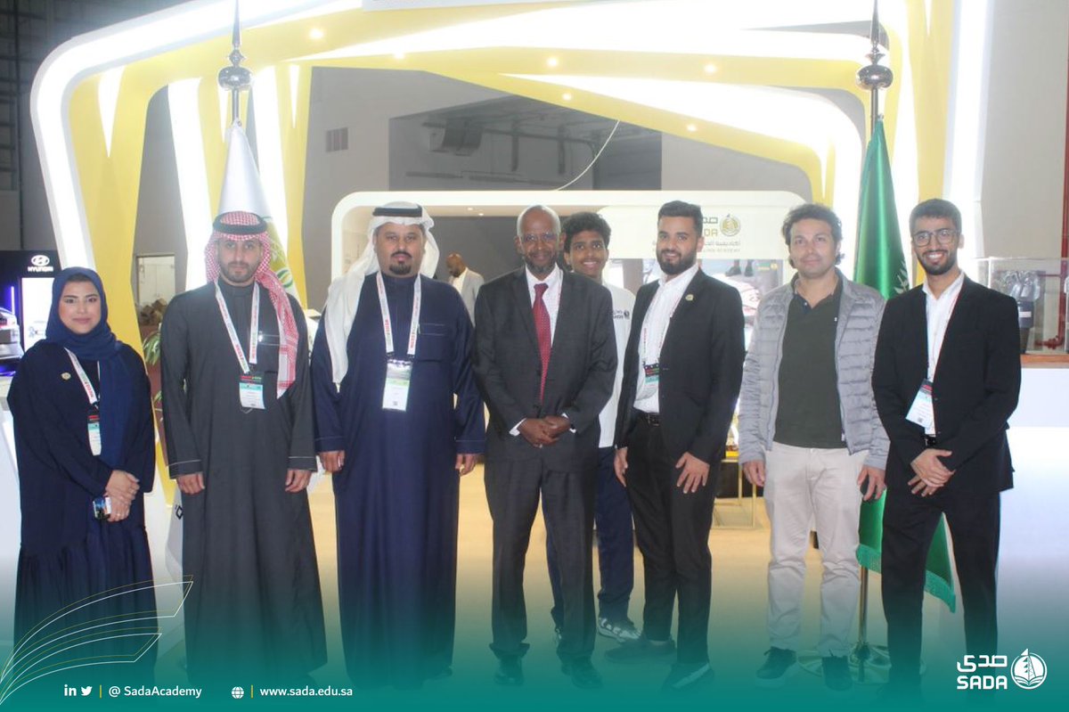 SadaAcademy's tweet photo. We would like to thank #SADA Bored Member & #SANAD CEO Mr. Yehya Altameimi for visiting our booth at #MEOSGEO 2023 https://t.co/afzy6LBES9