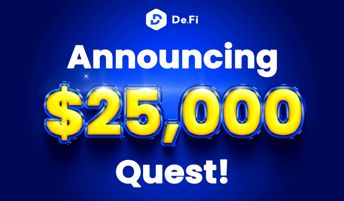 🎉🎉Trải nghiệm De.Fi để tham gia sự kiện $25,000 
<a href="/DeDotFi/">DeFi</a> là một Web3 Super App

Thread 👇