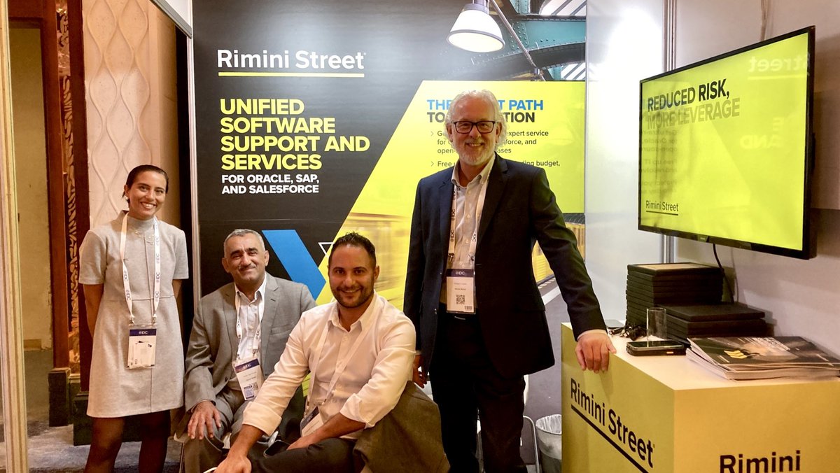 riministreet's tweet image. Come meet the Rimini Street team at the #IDC #CIOSummit where we will be sharing ideas and helping IT Leaders embark on the Smart Path to strategic business transformation