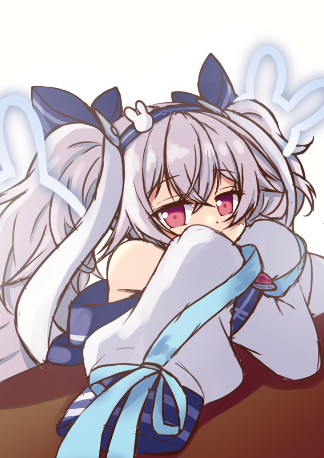 ラフィー(アズールレーン) 「一応ね、ボクもね、絵描きなのでね、何か描いてはいるんですよφ( ˘ᵕ ˘͈ )イ」|やづきゆめのイラスト