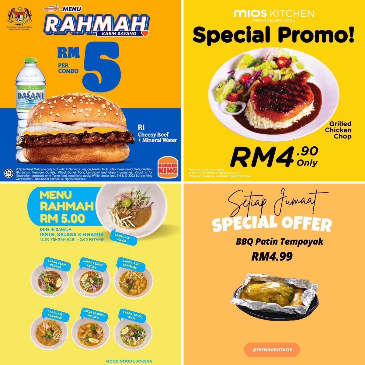 #PendapatPalatao Despite the nitpicking, I believe MENU RAHMAH RM5 is a brilliant initiative that’s long overdue. Terutama bagi yang selalu sengkek macam aku.

I think this is one of the best initiatives by the current government so far. Bravo!!! #CreditWhereItsDue