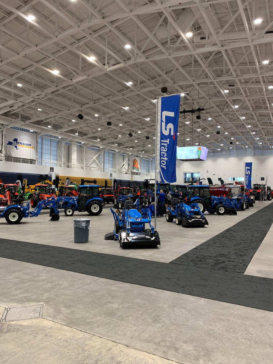 LSTractorUSA's tweet photo. The New York Farm Show is underway! Come stop by the LS booth and check out our tractors! #nyfm #lstractor https://t.co/4g57IWe0vr