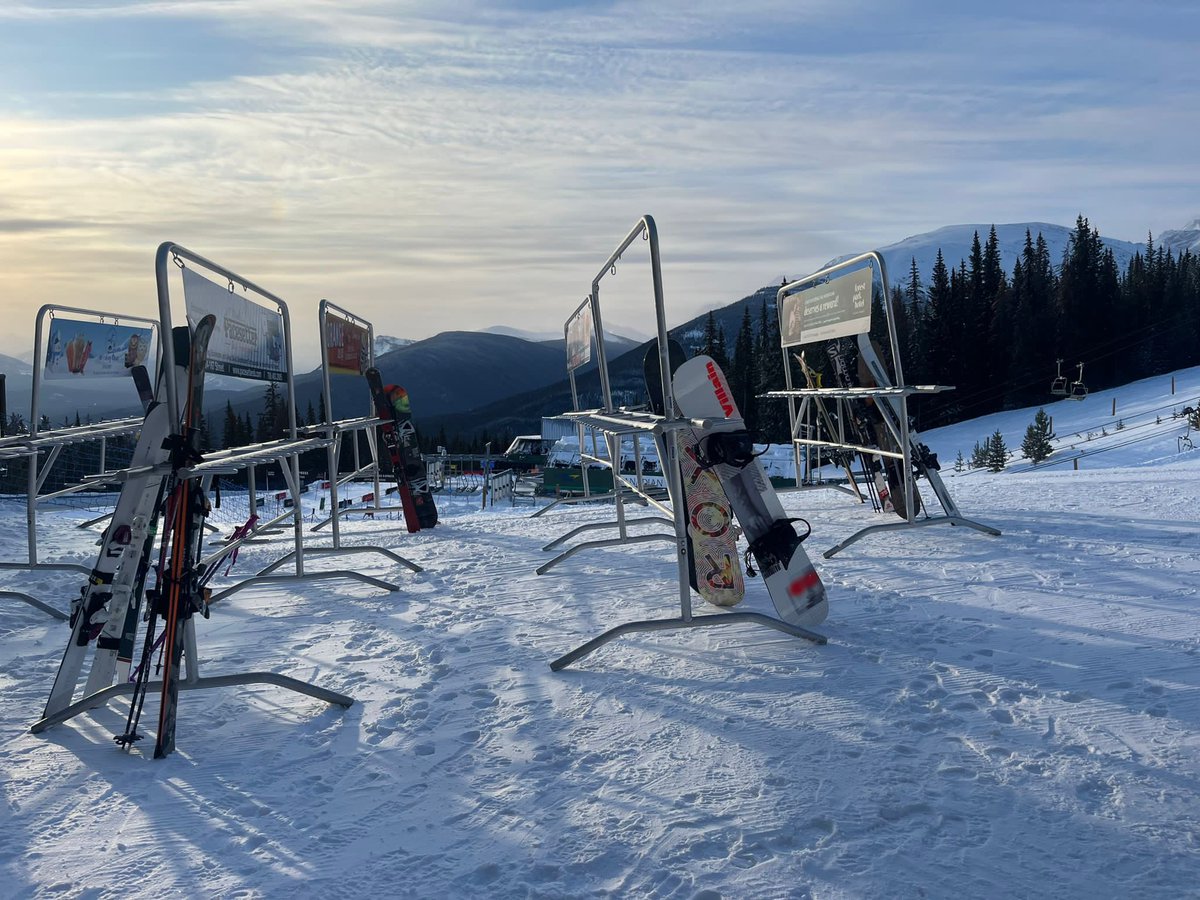 Last day on the slopes. Some incredible temperatures