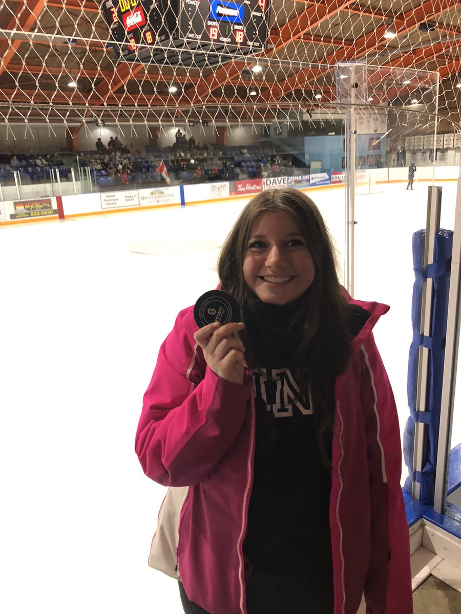 Evening at the hockey