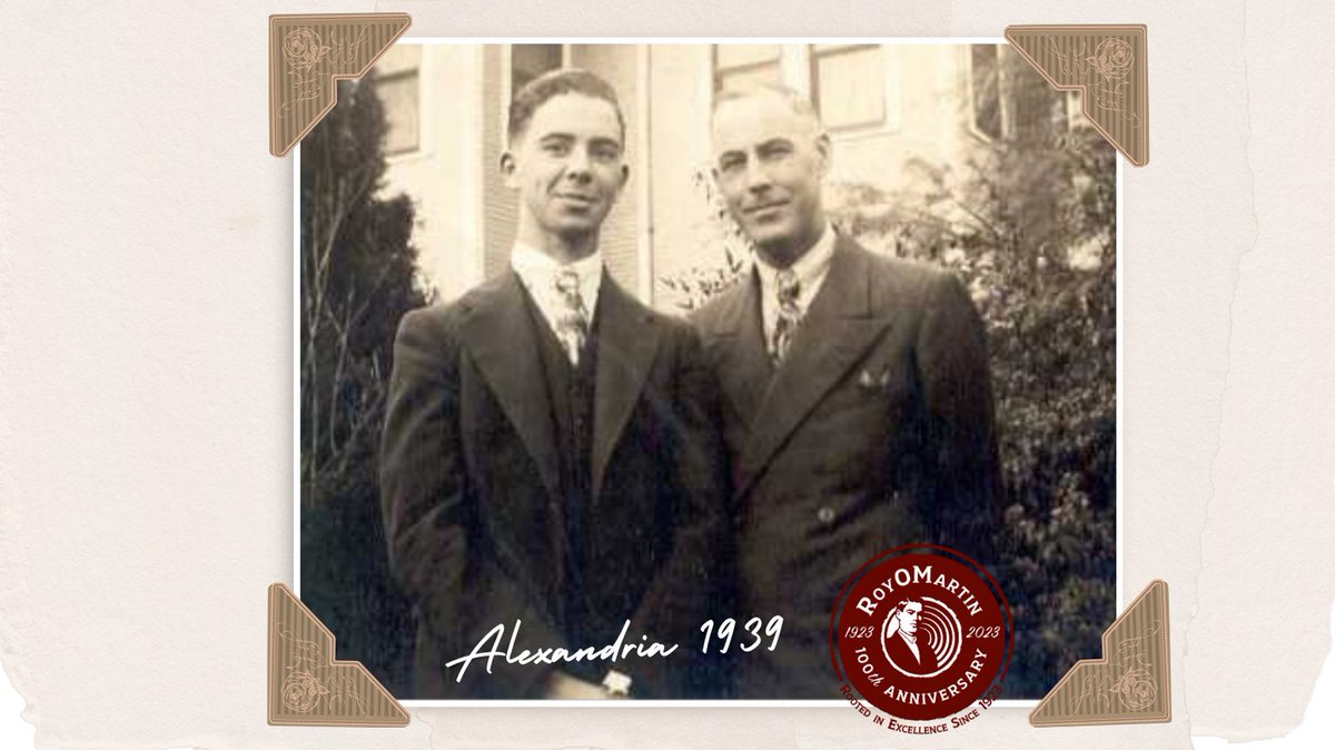 RoyOMartin's tweet photo. ⏳ Throwback Thursday (1939): Roy O. Martin Sr. (right) is pictured with his eldest son, Ellis Spencer Martin. At the age of 22, Ellis became manager of the company's sawmill in Castor, La., where he worked for the next 30 years.
#TBT #RoyOMartinTBT #ROM100 https://t.co/da8xuHezOu