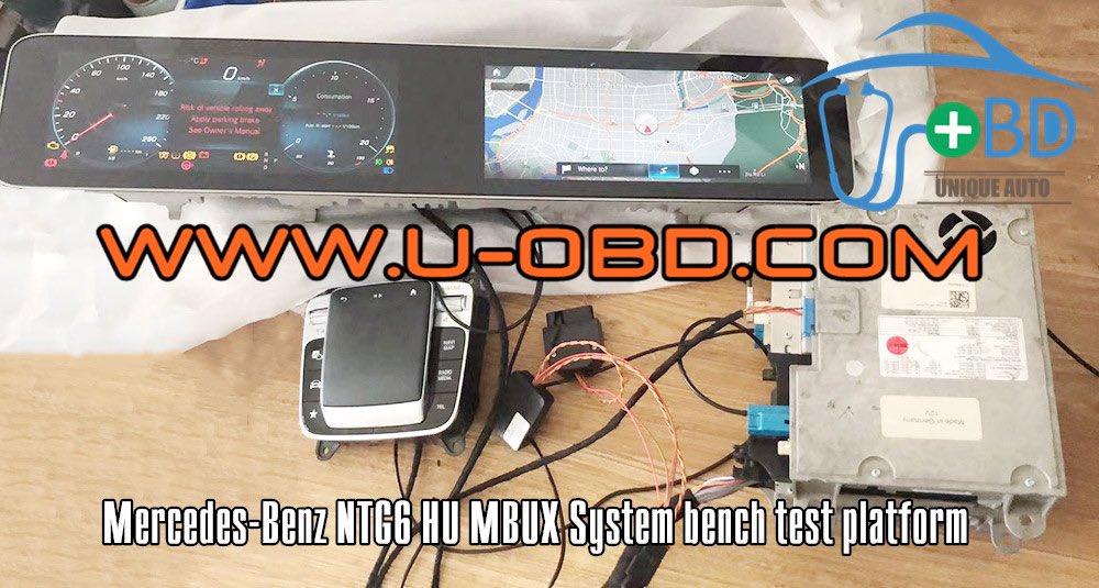 u_obd's tweet photo. https://t.co/RCMp6bwgdk
Mercedes-Benz MBUX infotainment multimedia system HU6 test bench,  for testing and programming the NTG6 headunit, Central Navi screen, digital cluster, IC module, Joystick on bench.
#MercedesBenz #ntg6 #HU6 #MBUX #DOIP #NTG6HUtest #digitalcluster #A247 https://t.co/AaQjuddI9U