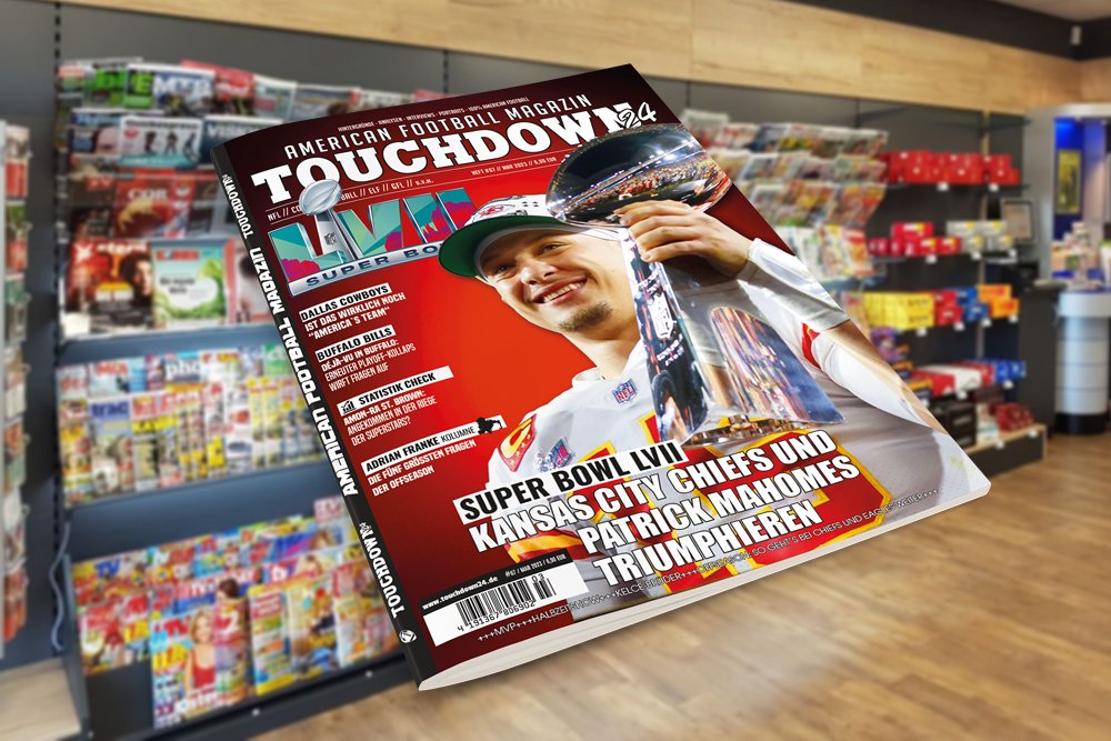 Touchdown24_Mag's tweet photo. TOUCHDOWN24 ist ab heute zurück im Zeitschriftenregal
#nfl #americanfootball
https://t.co/BsT6lPlBp6 https://t.co/Y692T4nyFm