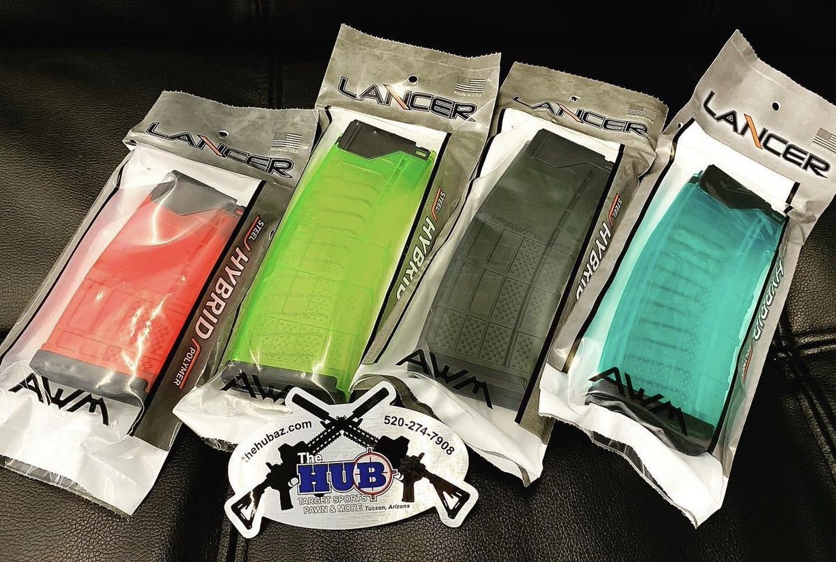 hub_az's tweet photo. Tucson location got some Mags in colors from Lancer systems! #lancersystems  #thehubaz #azws https://t.co/bbZXvePe20