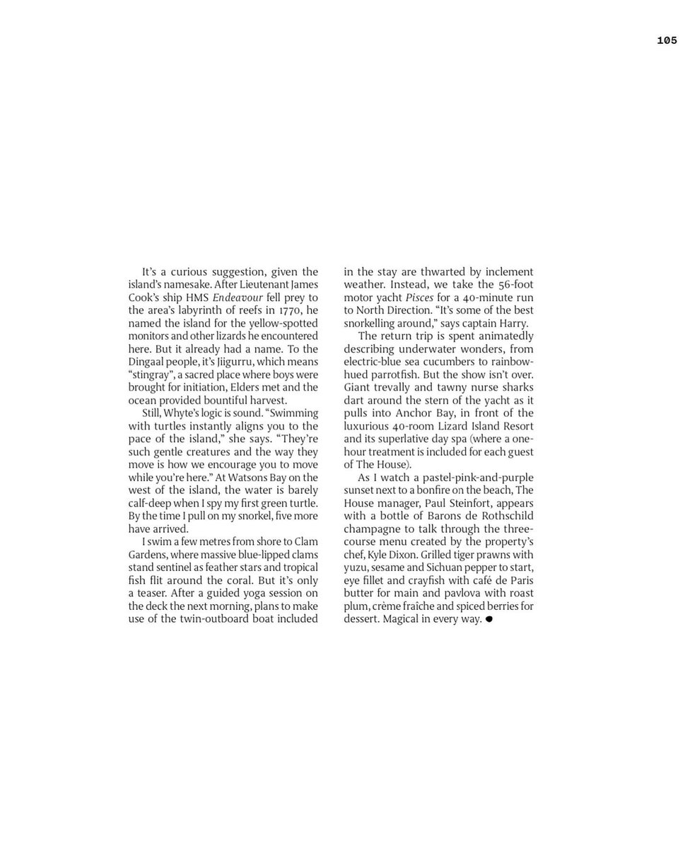 lees_rachel's tweet photo. This month’s showstopping issue of Qantas mag includes an ode to Sydney with luminaries of the city’s LGBTQIA+ community — it’s a triumph @worldwidewebster. 

Plus, my story about The House on Lizard Island — Australia’s most expensive stay, and one I’ll never forget. #pride https://t.co/nZ4IkkGKIJ
