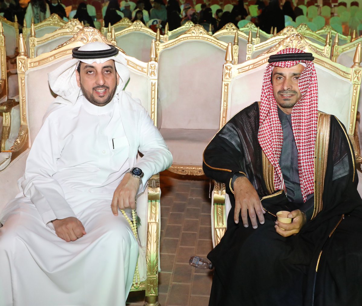 MajmahChamber's tweet photo. بحضور سعادة رئيس مجلس إدارة غرفة المجمعة المهندس: مشاري بن محمد الجربوع و مساعد رئيس البلدية أ.فايز الشنيف ومدير فرع وزارة التجارة أ.سطام الحربي و عدد من المسؤولين والداعمين وجمع من الاهالي والزوار.
 أقيم الحفل الرسمي لـ #يوم_التأسيس بحديقة المقصورة وذلك يوم أمس.
يتبع1/5 https://t.co/B82ky9hivf