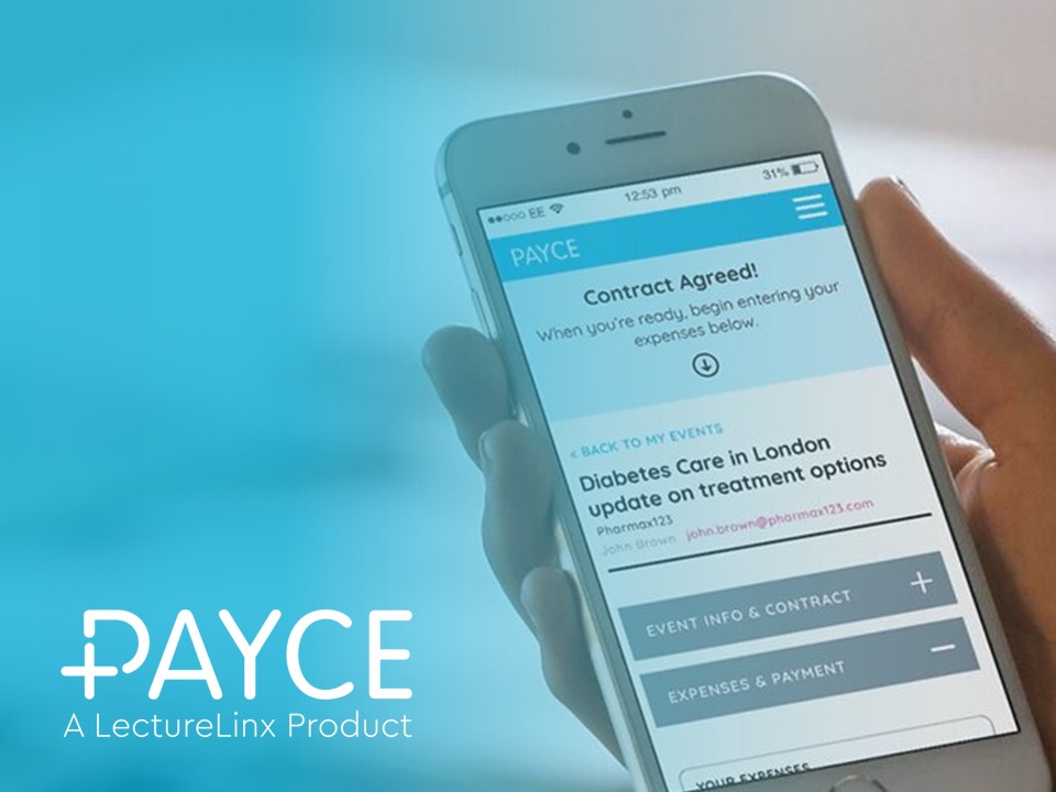 PAYCEportal's tweet image. #PAYCE works perfectly on a mobile device so users can sign contracts electronically, upload receipts for expense claims, track payments and control details eg their consent to #disclosure. All while on the go!
#HCPs #HCP #HCO #Healthcareprofessionals #PharmaceuticalIndustry