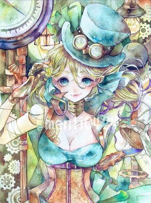 #アナログ絵で魅せてみよ 