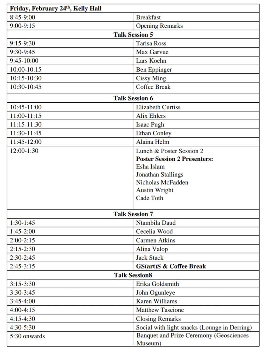 GSRS_VTGeos's tweet image. It's officially time! Here is how to get to GSRS 2023 and the presentation schedule. We hope to see y'all there!