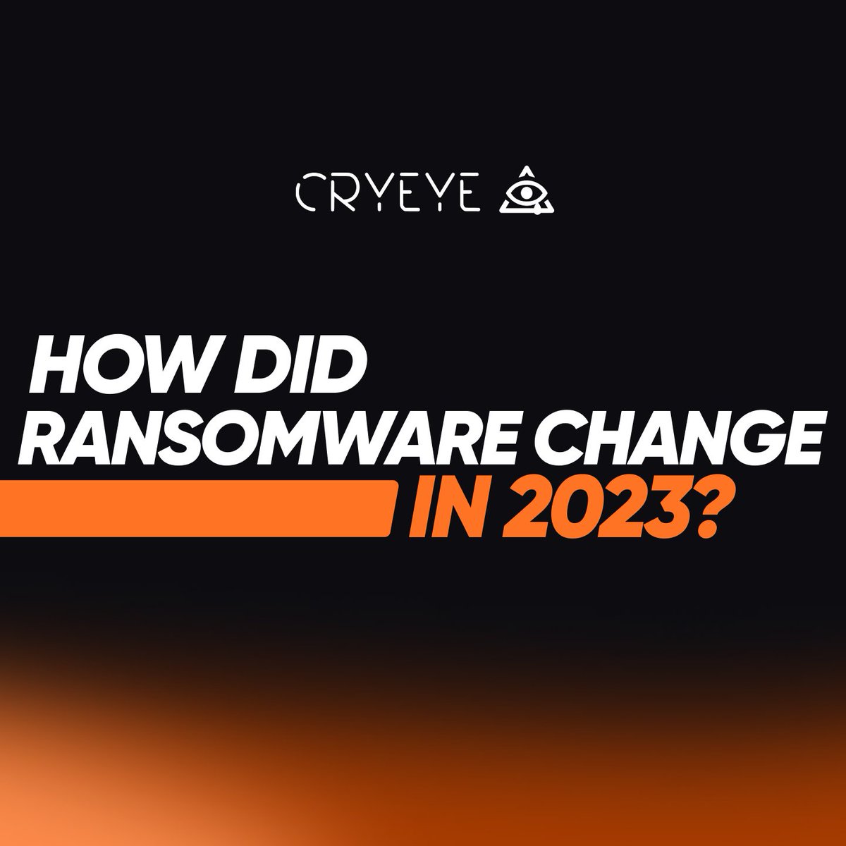 insom_ai's tweet photo. The CryEye team has always emphasized that new market developments motivate #hackers to create more sophisticated #cyberattack methods.
Consequently, the nature of #ransomware has changed.
Sign up at red@cryeye.net and stay safe with #CryEye!
#cybersecuritytips #Pentesting https://t.co/1mZBQcnGIQ