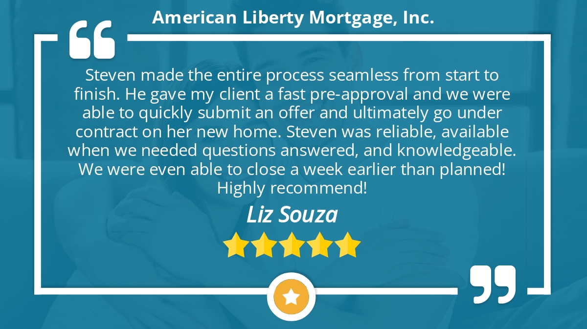 ALMwakeforest's tweet photo. 5 Star: Liz S. "Steven made the entire process seamless from start to finish..." https://t.co/kSqetJW6qa