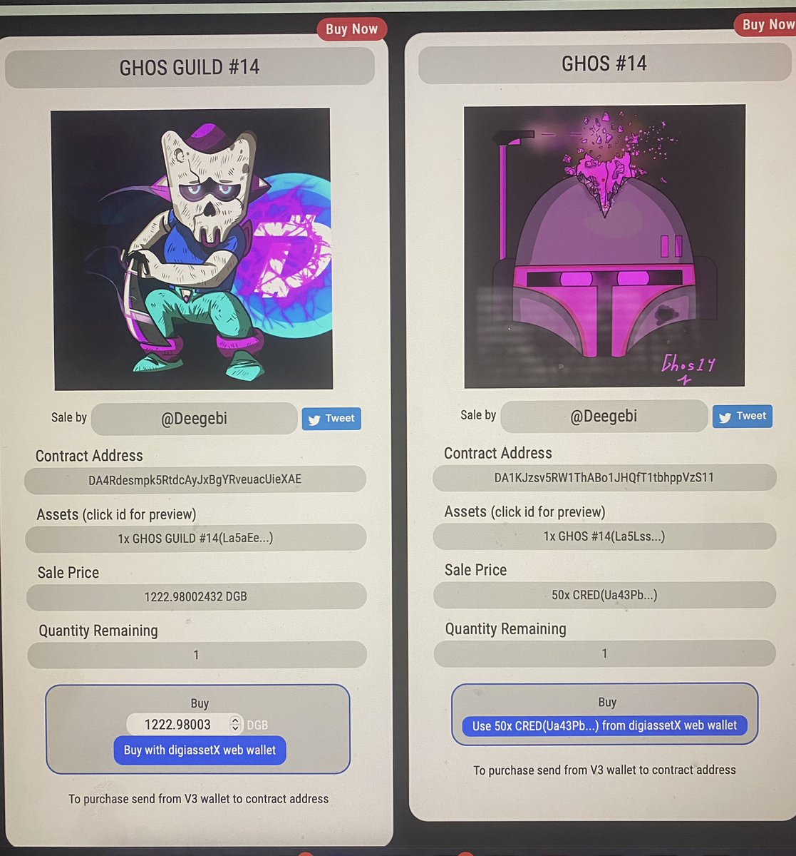 A couple new additions for #cred hodlers <a href="/digiassetX/">digiassetX</a> #DGB <a href="/JohnnyLaw2021/">johnnylaw.dgb</a>