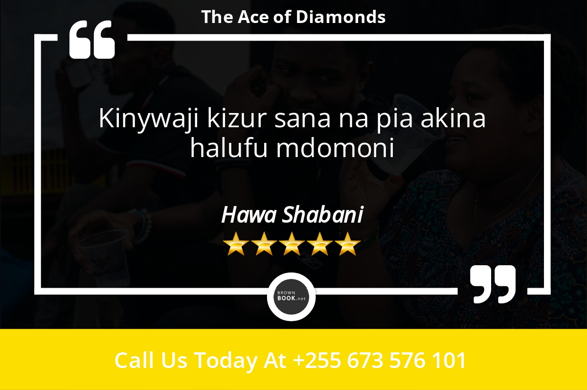 aceofdiamondgin's tweet photo. 5 Star: Hawa S. "Kinywaji kizur sana na pia akina halufu mdomoni" https://t.co/RCFDqRFTCW https://t.co/5Hiqg4IYIM
