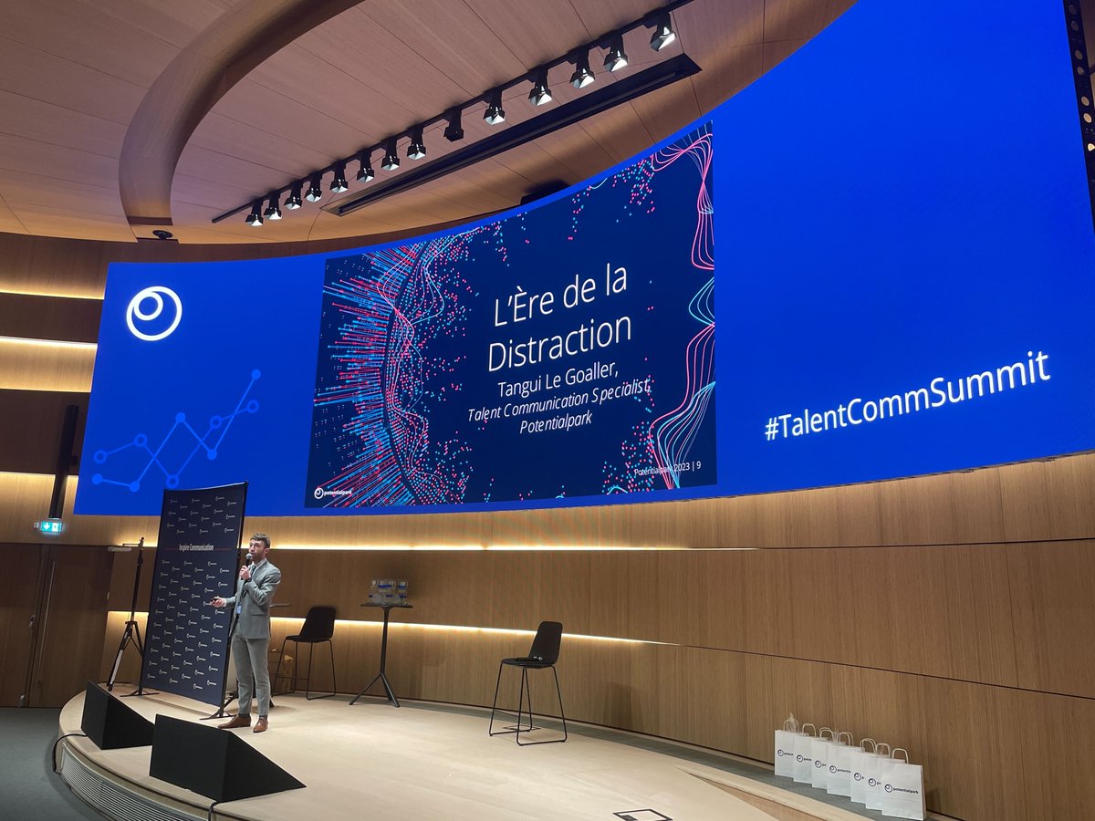 lasuperagence's tweet image. @torgillenning, CEO de #Potentialpark, introduit le #PotentialparkSummit2023 avec une keynote sur le sujet &quot;L&apos;Ère de la distraction&quot; #TalentCommSummit