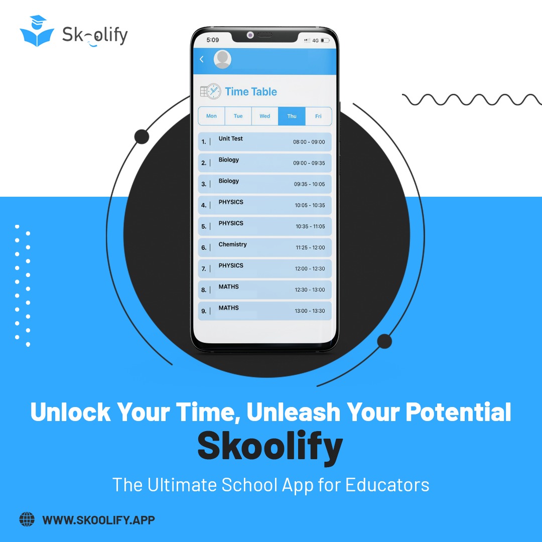 SkoolifyApp's tweet photo. Revolutionize your school's success with our powerful app!

Empower your staff, students, and parents with cutting-edge technology, and take your institution to the next level.

Get your school register Now

For more details WhatsApp at +923175665439 https://t.co/zRzPZQvVfb
