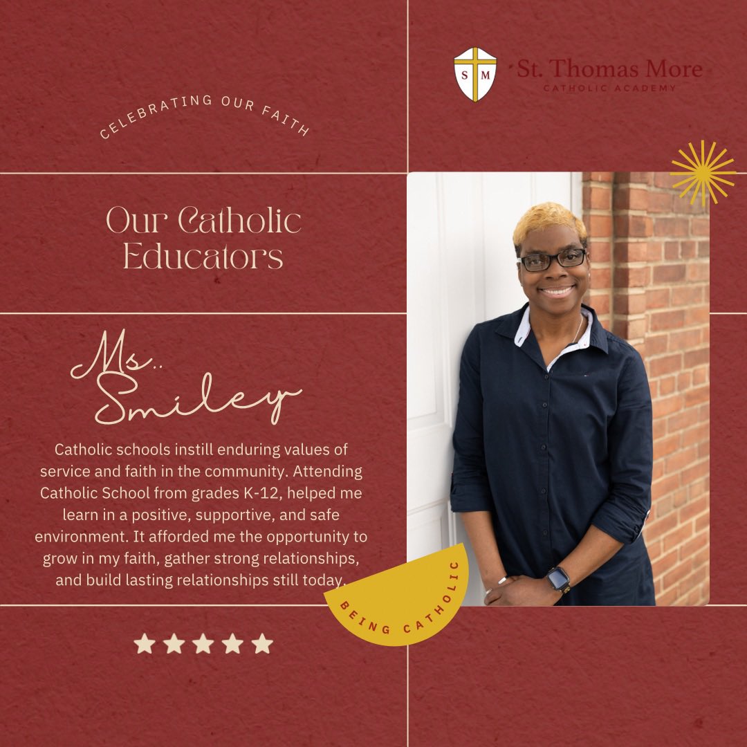 stm_raiders's tweet image. as we celebrate this lenten season we want to highlight some of our own #stmdc catholic 👩🏾‍🏫 who showcase their faith all school year for our scholars
.
.
being catholic is one thing, being a catholic educator is epic
.
.
#CCAJoy #CCAPrays