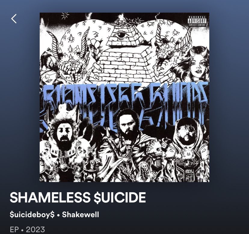 RubysNephew's tweet photo. this might be the most experimental project the boys have dropped in recent years especially in terms of the production, scrim levelled up wit this one i feel like i’m ascending to these beats. fanbase definitely gonna be divided on this one but i love it… 2030 $UICIDEBOY$ 🗣️💯 https://t.co/PtFhytO0vr