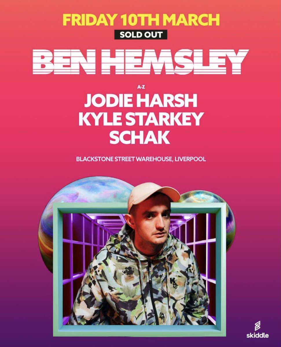 shanc11x's tweet photo. 🚨LIMITED AVAILABILITY 🚨

BEN HEMSLEY TICKETS 🎟

FRIDAY 10th MARCH 2023
BLACKSTONE WAREHOUSE , LIVERPOOL 🕺🏻

DM ME FOR TICKET LINK !
#benhemsley #liverpooltickets #blackstonstone #Circus https://t.co/aq9kr9fPSJ