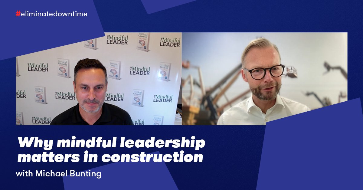 trackunit's tweet photo. Why does #mindful leadership matter in #construction? Click to listen to a discussion with @Mindful_Michael Founder of The Mindful Leader &amp; @Brogaards CEO of @trackunit about mindful leadership: https://t.co/aTfAO66OT0 
#leadershipdevelopment #leadershipskills #leadership https://t.co/sShupg5L1j