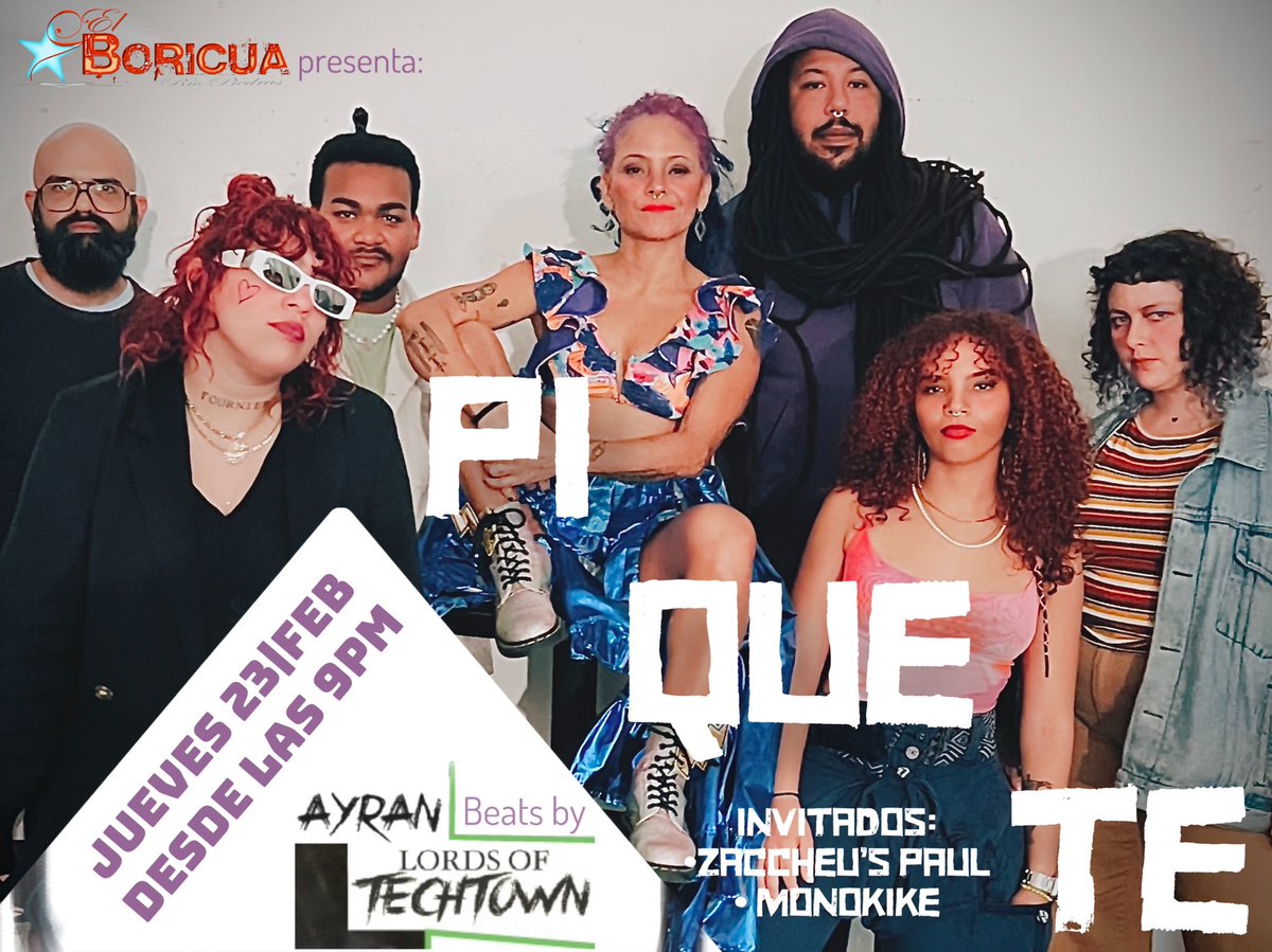 Hoy jueves desde pas 9pm en #elboricua Río Piedras …llégale!